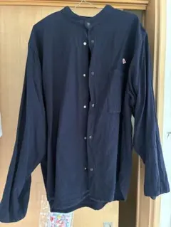 わんこ様、お願い致します。 DANTON 長袖シャツ　40 ネイビー