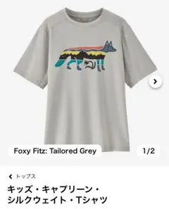 キッズ キャプリーン シルクウェイト Tシャツ　パタゴニア