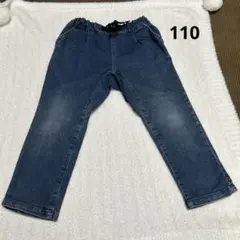BREEZE デニムブルー ゴム入りスウェットパンツ