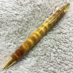 木軸ペン】栃 極上杢 サンバースト 加藤金属 ボールペン【UDP】 - メルカリ