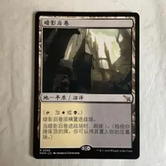 薄暗い裏通り 中国語