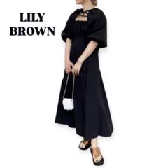 3【美品】LILY BROWN ボレロセット　フレアワンピース　23SS