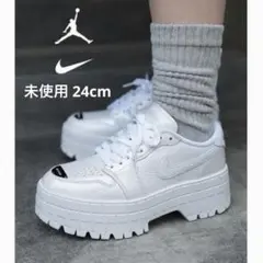 国内完売✨未使用 ナイキ エアジョーダン 1 ブルックリン LOW 厚底 24