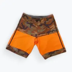 BILLABONG ビラボン ボードショーツ 迷彩×オレンジ 30 サーフパンツ