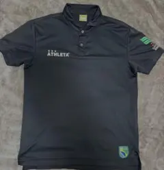 ATHLETA ブラック ポロシャツ