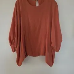 イクナ スズキタカユキ バルーンスリーブカットソー 後染め