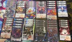 【デッキ(カード47枚)】赤黒邪王門デッキパーツ類