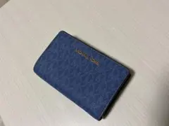 MICHAEL KORS 二つ折り財布 ネイビー