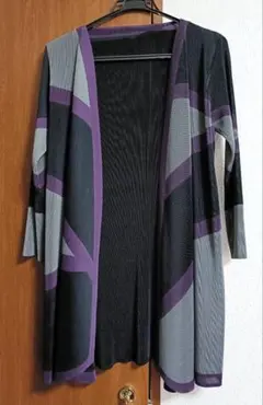 T-PLEATS ロングカーディガン PLEATS トップス Mのサムネイル