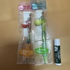 ご当地キティ　ハローキティ　愛知限定伊良湖、常滑　シャーペンボールペン　サンリオ