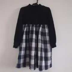 maarook チェック柄ワンピース