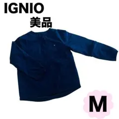 【美品】IGNIOレディース 女性用 上着 ジャケット ネイビー 紺色 M