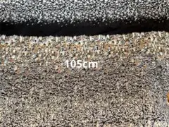 昭和レトロ生地　絵画コットン綿生地 黒白茶紫模様ビンテージ生地ハギレ105cm