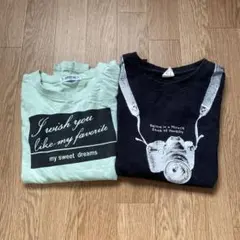 長袖　150 ロングティシャツ　セット　ショート丈　マックハウス