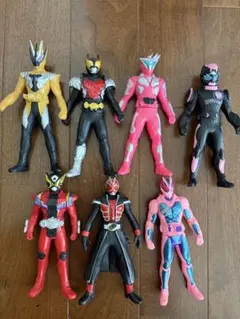 仮面ライダー ソフビ7体セット