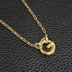 GIVENCHY ジバンシー Gロゴ ネックレス ゴールド ヴィンテージ