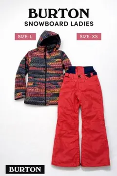 Burton バートン　スノーボード　ウェア　レディース　上L 下xs