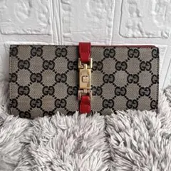2026年最新】gucci 長財布 ホック レッドの人気アイテム - メルカリ