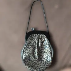 HIROKO KOSHINO ハンドバッグ レオパード柄ヴィンテージバックです