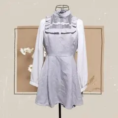 evelyn エヴリン キュロットワンピース グレー