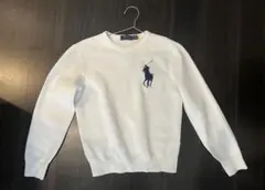 Polo Ralph Lauren 白 トレーナー・スウェット ロゴ刺繍