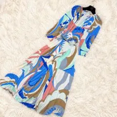 美品✨】コルコバード Chain Print マキシ ドレス ワンピース S - メルカリ
