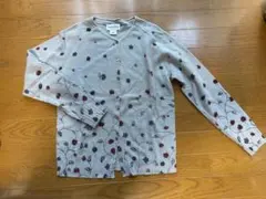 ELEGANCE 花柄刺繍 長袖カーディガン M