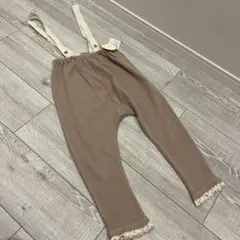 新品タグ付き　　テータテート　サスペンダー付きパンツ  レギンス　120cm