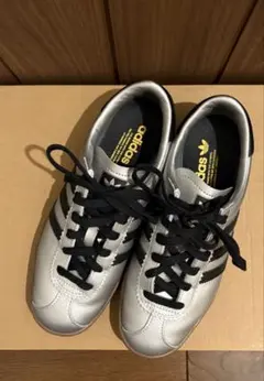 美品中古❤️adidas☆アディダス　スニーカー　シルバー系　24.5センチのサムネイル