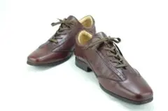 本革　メンズ、レースアップ カジュアルシューズ　BR　26.5ｃｍ