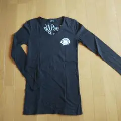 AZUL By MOUSSY Vネック長袖レディースTシャツ y2k グランジ