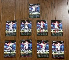 【QR未使用】プロ野球チップス プロスピA カード9枚セット ※キラ入り