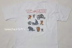 アベイル トムとジェリー プリント ワッペン 刺繍Tシャツ バックプリント 半袖のサムネイル