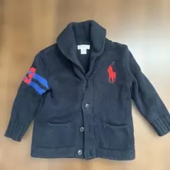 Ralph Lauren ネイビー カーディガン（キャップおまけ付き）