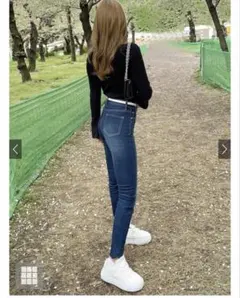 GRL グレイル　スキニーデニムパンツ　cu371