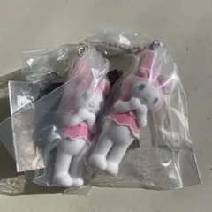 サンリオキャラクターズミニチュアチャーム〜ライブキャラクター〜マイメロディ×2