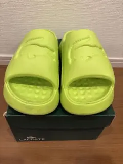 【LACOSTE/ラコステ】厚底サンダル　EVAサンダル蛍光カラーライムグリーン