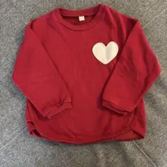 après les cours 赤 トレーナー 110 美品