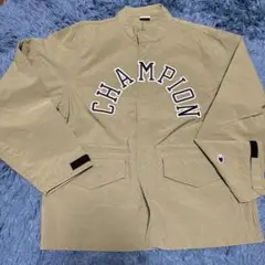 Champion カーキ ナイロンジャケット L