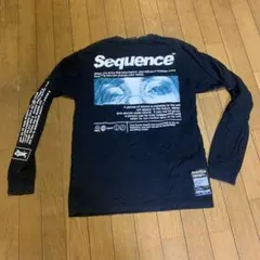 Sequence ブラック 長袖Tシャツ M