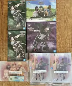 一番くじ 進撃の巨人 A賞〜E賞　7点セット