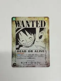 ONEPIECE モンキー・D・ルフィ WANTED ワンピース カード WANTEDモンキー・D・ルフィ【SR】《赤》 SPST01-012『OP03