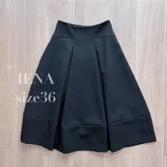 新品•未使用】IENA トリプルツイルタックスカート 黒、無地 - メルカリ