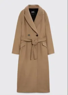 【期間限定値下げ】ZARA ダブルブレスト ウールブレンド コート