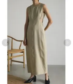 Stylemixer ウエストカッティングワンピース　ベージュ