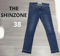 THE SHINZONE ザシンゾーン カットオフスキニーデニム 38 日本製