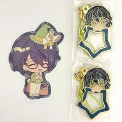 あんスタ　青葉つむぎ　ステッカー　みにコレチャーム　セット