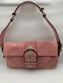 コーチ ソーホー ショルダーバッグ ワンショルダー スエード ホーボー8A18