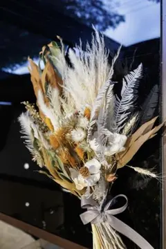 ナチュラルドライフラワーブーケ