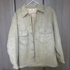 UNIQLO U ベージュ シャツジャケット